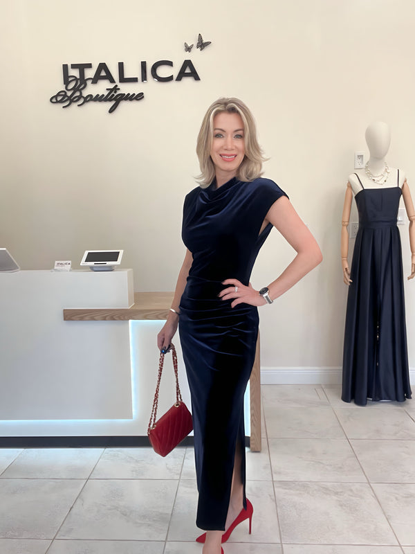 Corduroy Evening Dress