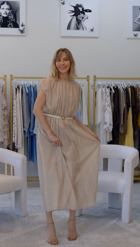 Light ivory summer dress