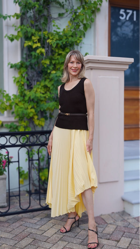 Pleated skirt