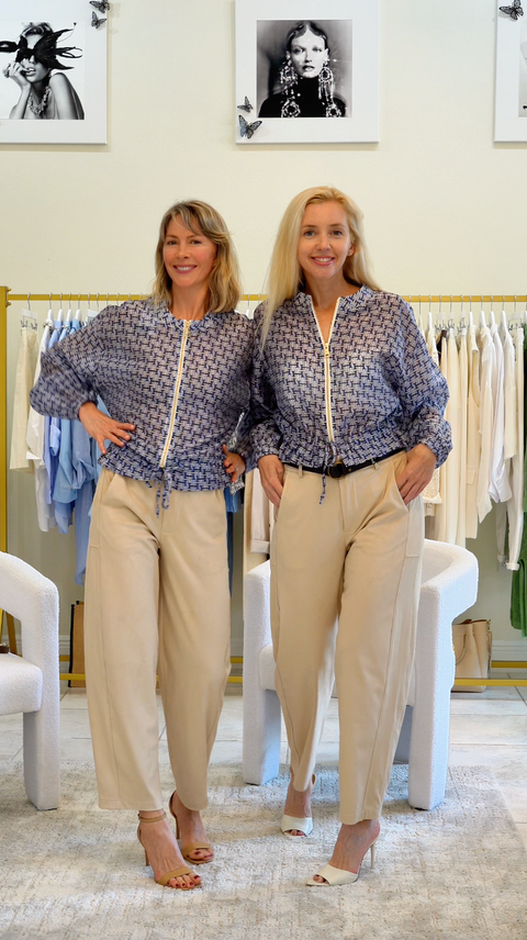 Summer blue bomber — ITALICA Boutique Sarasota